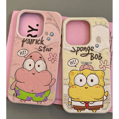 Niedliche Handyhülle „SpongeBob &amp; Patrick Star – Fashion Edition“